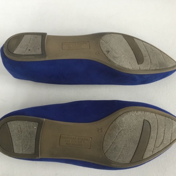 Christian Siriano for Payless Blue Suede Flats 10 - Picture 7 of 7